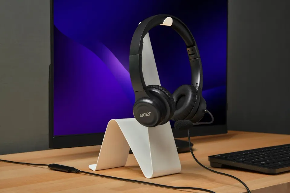Acer Office Headset AHW154/Stereo/Jack/Drát/Černá
