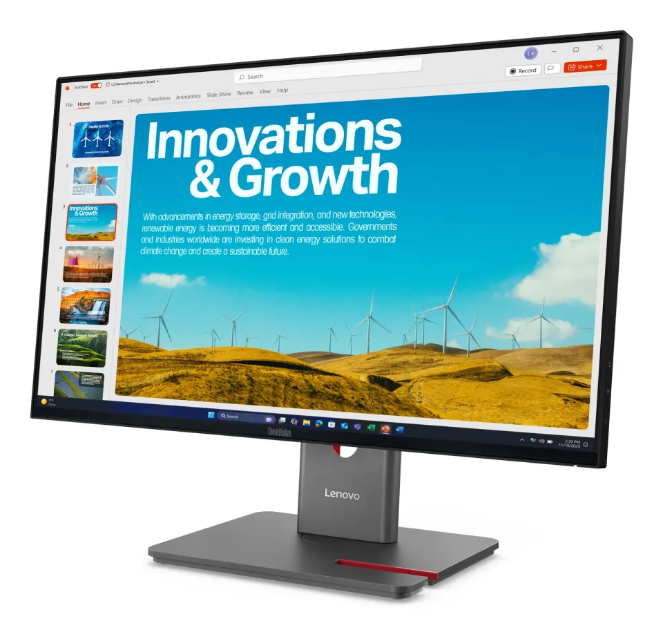 Lenovo LCD P24qd-40 23,8" IPS/16:9/2560x1440/6ms/300nits/1500:1/HDMI/2xDP/USB/US