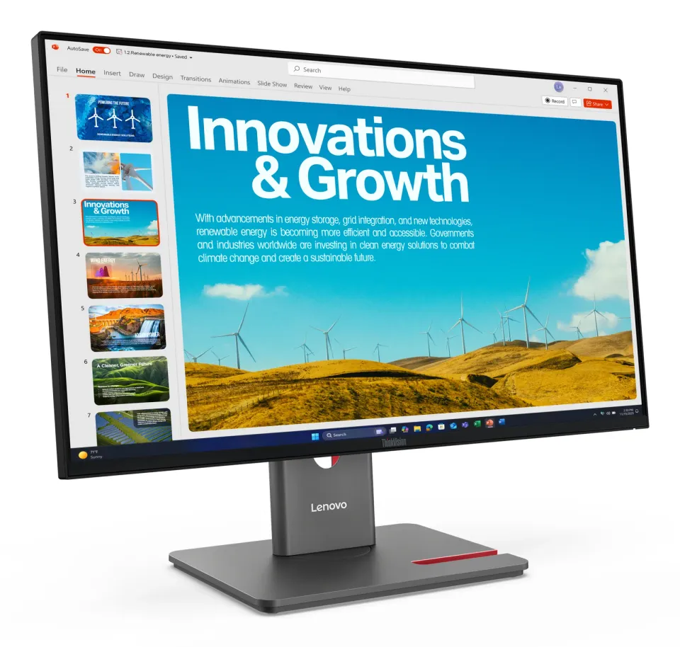 Lenovo LCD P24qd-40 23,8" IPS/16:9/2560x1440/6ms/300nits/1500:1/HDMI/2xDP/USB/US