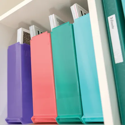 NOBO Stojan na časopisy Esselte Colour'Breeze, levandulová