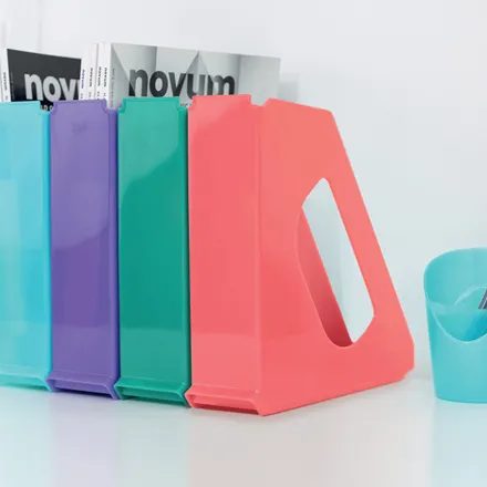 NOBO Stojan na časopisy Esselte Colour'Breeze, levandulová
