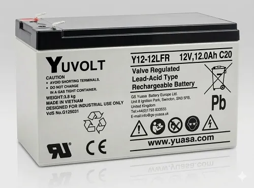 Yuasa YUVOLT Y12-12FR F2 VdS (12V; 12Ah)