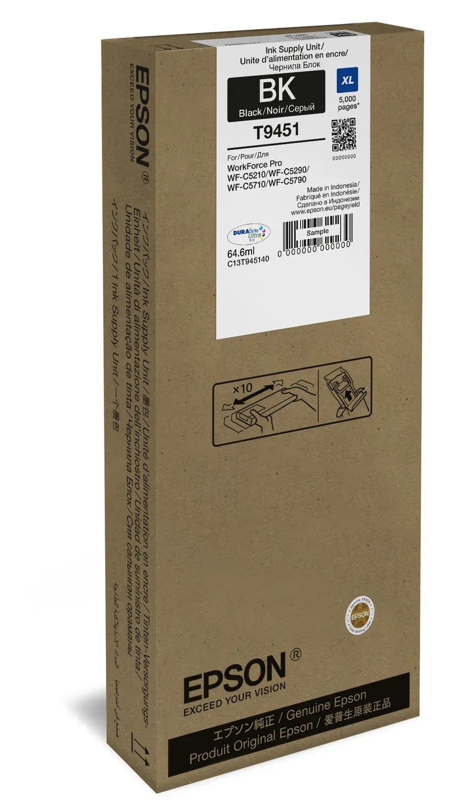 EPSON cartridge T9451 black XL (WF-C5xxx)