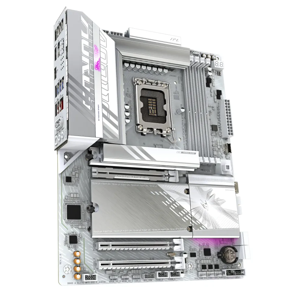 GIGABYTE MB Sc LGA1851 B860 AORUS ELITE WIFI7 ICE, Intel B860, 4xDDR5, 1xUSB4, 1xDP, 1xHDMI, WiFi, ATX