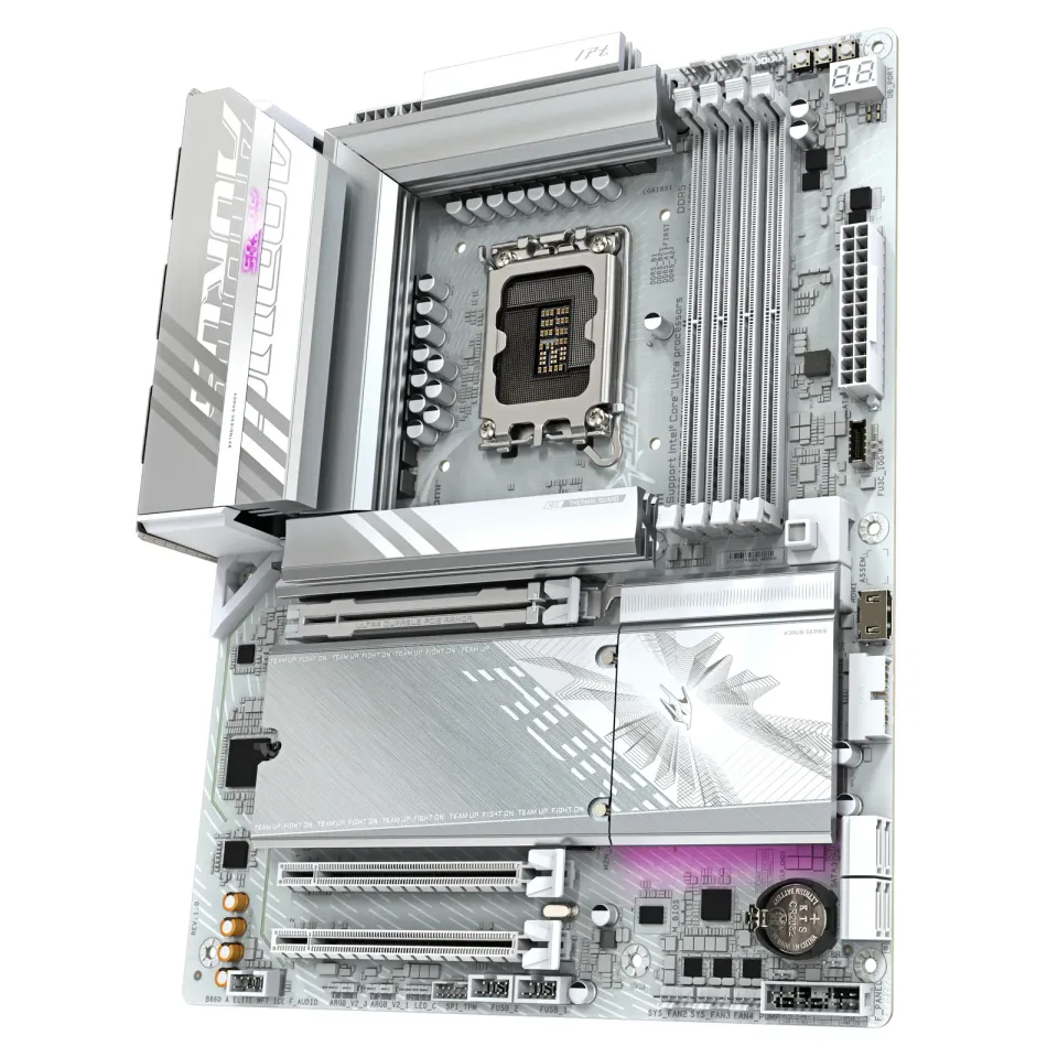 GIGABYTE MB Sc LGA1851 B860 AORUS ELITE WIFI7 ICE, Intel B860, 4xDDR5, 1xUSB4, 1xDP, 1xHDMI, WiFi, ATX