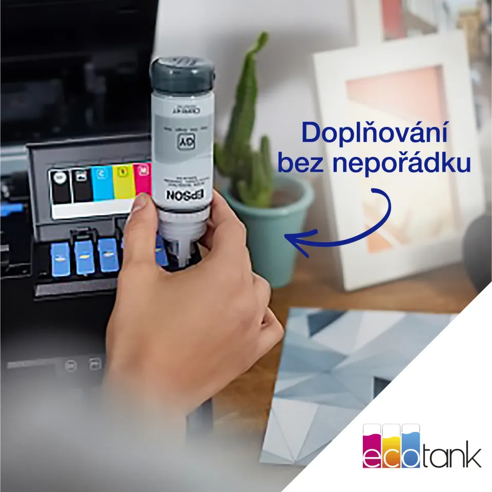 EPSON tiskárna ink EcoTank L8180, 3v1, A3, 28ppm, USB, LCD panel, Foto tiskárna, 6ink,Záruka 5 let po registraci zdarm
