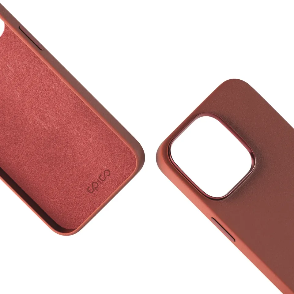 Epico Mag+ kožený kryt iPhone 15 Pro - hnědá