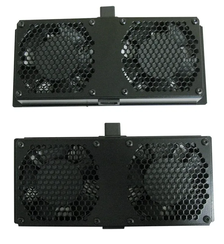 XtendLan Ventilace pro stojan. rozvaděče Telco hloubky 600,800,1000,1200mm, 4x ventilátor, napájecí kabel