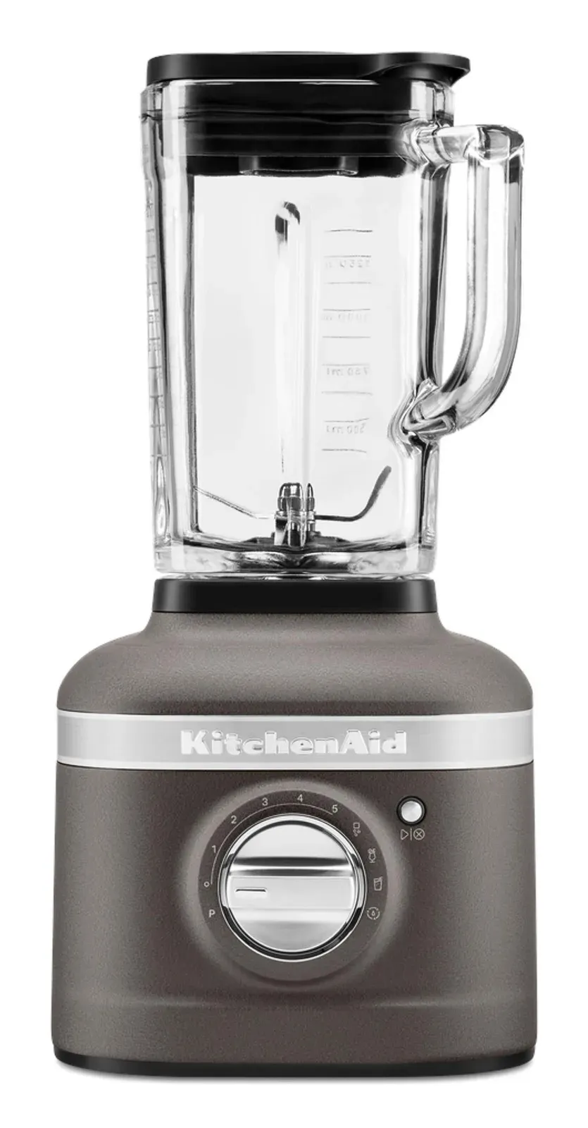 KitchenAid 5KSB4026EGR stolní mixér šedý, 1,4 l, 1200 W, Intelli-Speed, 5 rychlostí, 3 programy