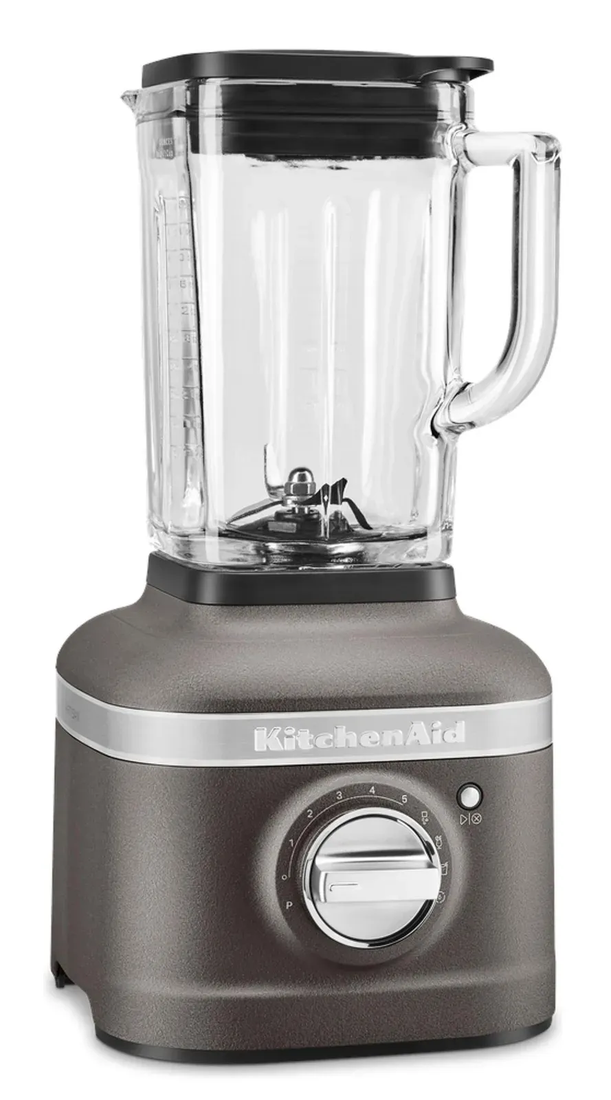 KitchenAid 5KSB4026EGR stolní mixér šedý, 1,4 l, 1200 W, Intelli-Speed, 5 rychlostí, 3 programy