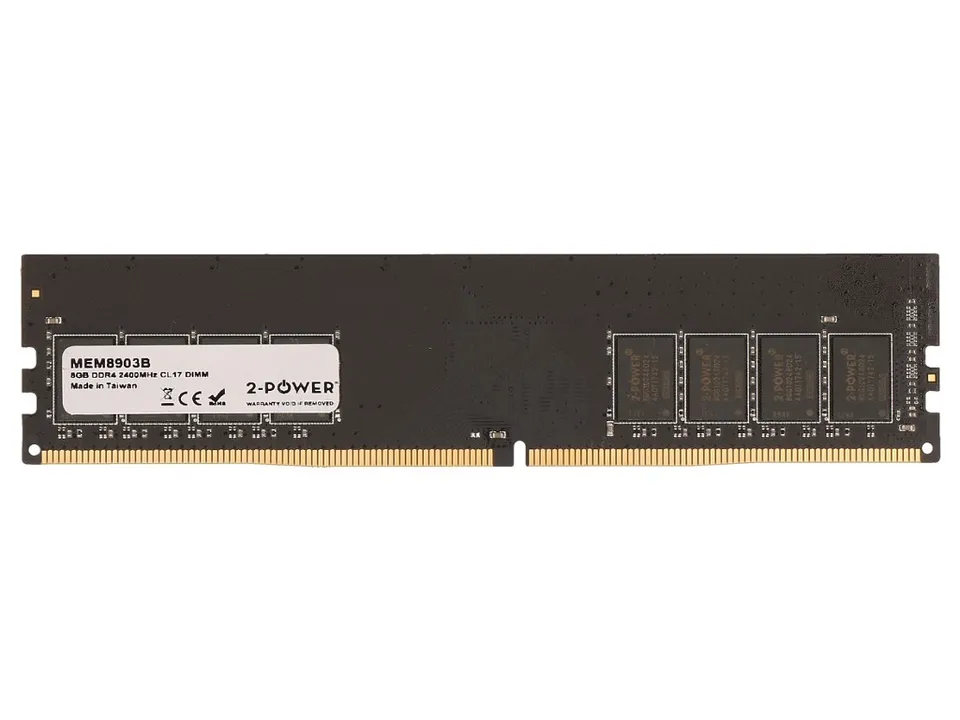 2-Power 8GB PC4-19200U 2400MHz DDR4 CL17 Non-ECC DIMM 2Rx8