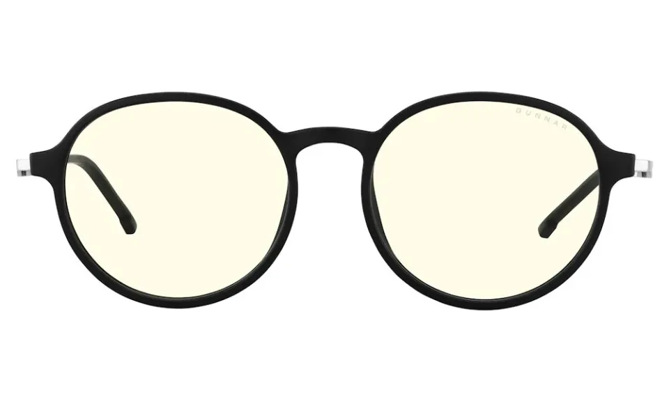 GUNNAR kancelářske/herní brýle LOOP ONYX/MERCURY * čirá skla * BLF 35 *GUNNAR focus