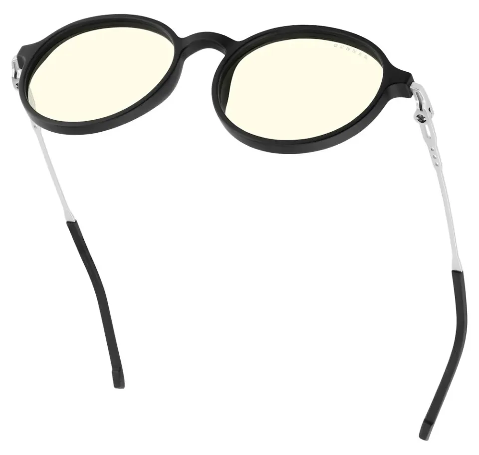 GUNNAR kancelářske/herní brýle LOOP ONYX/MERCURY * čirá skla * BLF 35 *GUNNAR focus