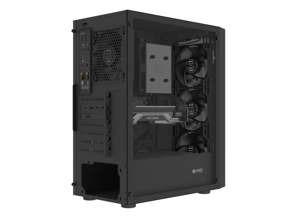 PC skříň Fury SHOBO SH8, Midi Tower, Černá