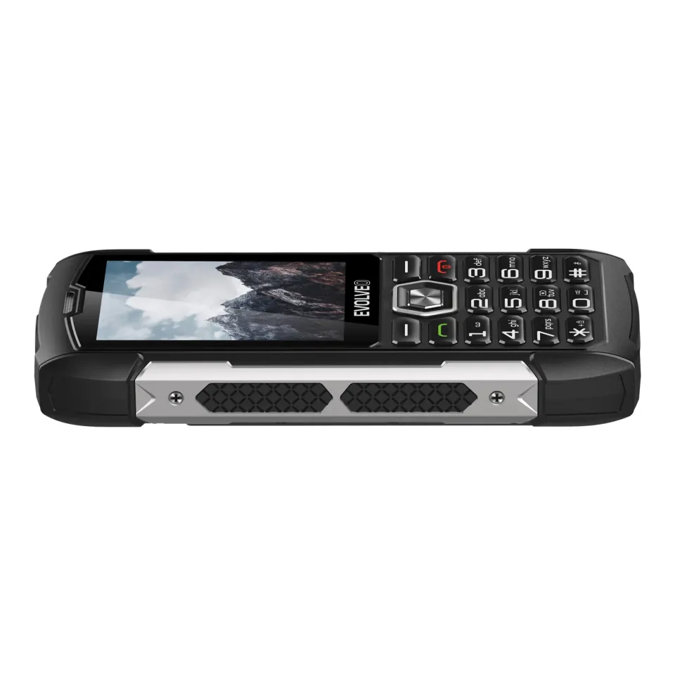 EVOLVEO StrongPhone H1, 2,8" vodotěsný odolný/2xSIM/2px/micro SDHC/5000mAh/černá
