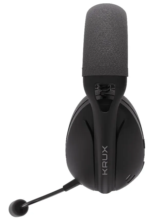Krux headset Clapz Wireless Black / bezdrátový / 2,4GHz / USB / BT/ lehký / černý
