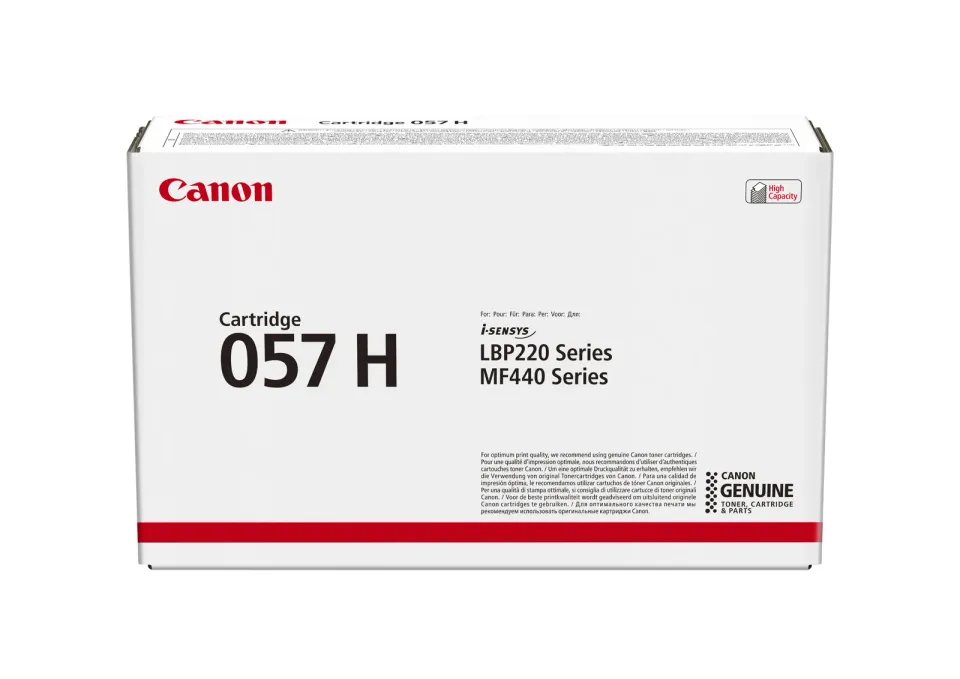 CANON CRG 057 H originální toner černý pro LBP228x, 226dw, 223dw, MF449x, 446x, 445dw, 443dw