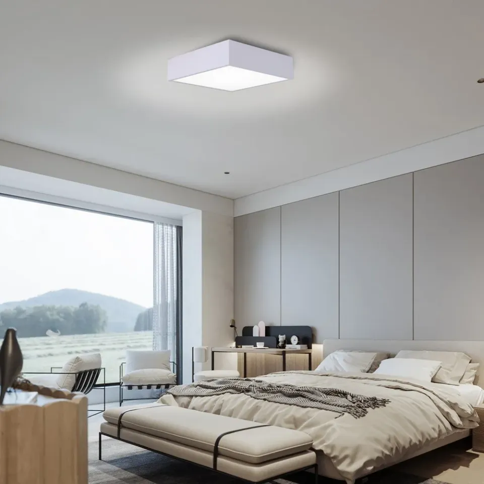 IMMAX NEO CANTO SLIM Smart stropní svítidlo 28x28x7cm 22W 1610lm, bílé Zigbee 3.0, TUYA