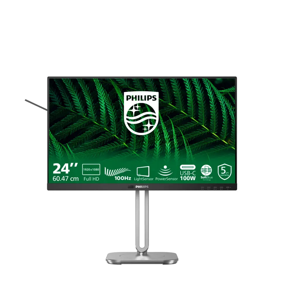 Philips LCD 24B2G5301 23,8" IPS/1920x1080@100Hz/4ms/300cd/HDMI/DP/4xUSB/USB-C do