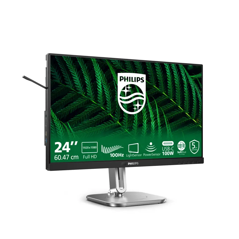 Philips LCD 24B2G5301 23,8" IPS/1920x1080@100Hz/4ms/300cd/HDMI/DP/4xUSB/USB-C do
