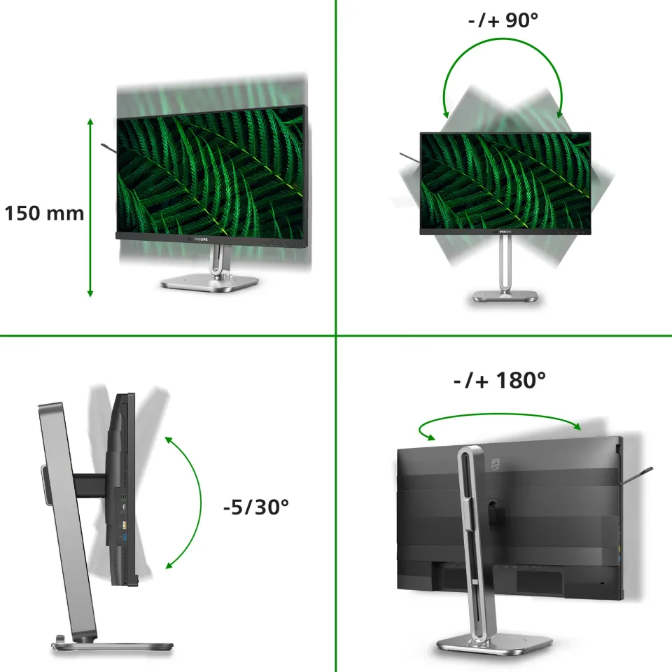 Philips LCD 24B2G5301 23,8" IPS/1920x1080@100Hz/4ms/300cd/HDMI/DP/4xUSB/USB-C do