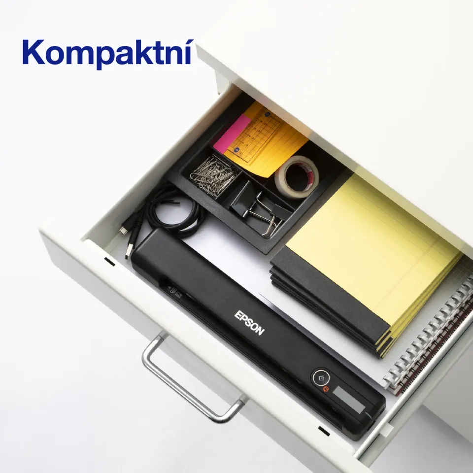EPSON skener WorkForce ES-60W - A4/600x600dpi/USB/Wi-Fi/mobilní