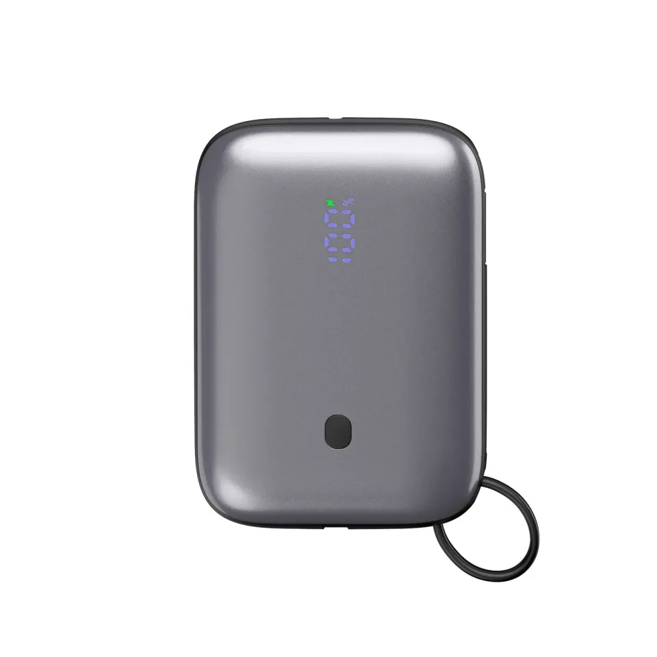 Platinet Powerbanka 10000 mAh 20W Power Delivery, 2xUSB-C, 1xUSB-A, kabel USB-C 1m, černá