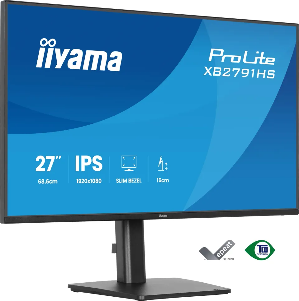 iiyama ProLite/XB2791HS-B1/27"/IPS/FHD/120Hz/1ms/Černá/3R