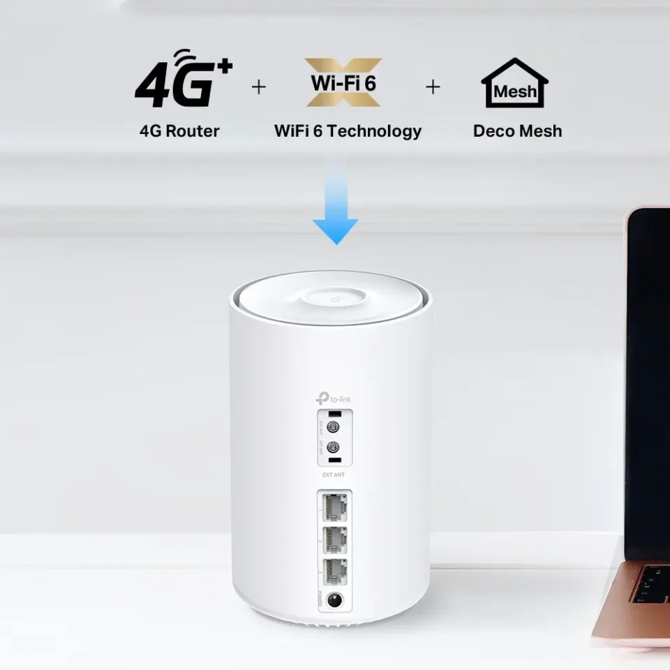 TP-Link Deco X10-4G (1-pack) - 4G+ AX1500 Meshový Wi-Fi 6 systém pro chytré domá