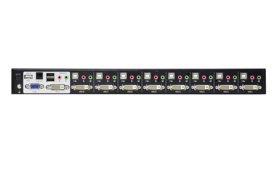 ATEN CS1788-AT-G 8 PORT USB DVI DUAL LINK KVM SWITCH W/1.8M W/EU ADP.