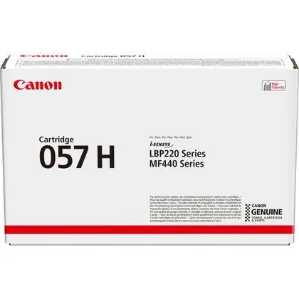 Canon originální toner CRG-057H BK (10 000str) pro Canon LBP228, LBP226, LBP223, MF449, MF446, MF445, MF443/K/černý