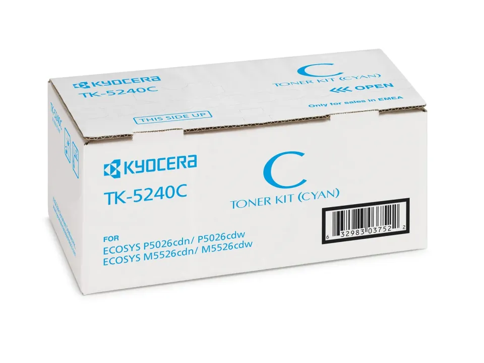 Kyocera toner TK-5240C/M5526cdn;cdw, P5026cdn;cdw/ 3 000 stran/ azurový