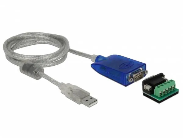 Delock Adaptér USB Typ-A na sériové rozhraní RS-422/485 DB9 s ochranou proti pře