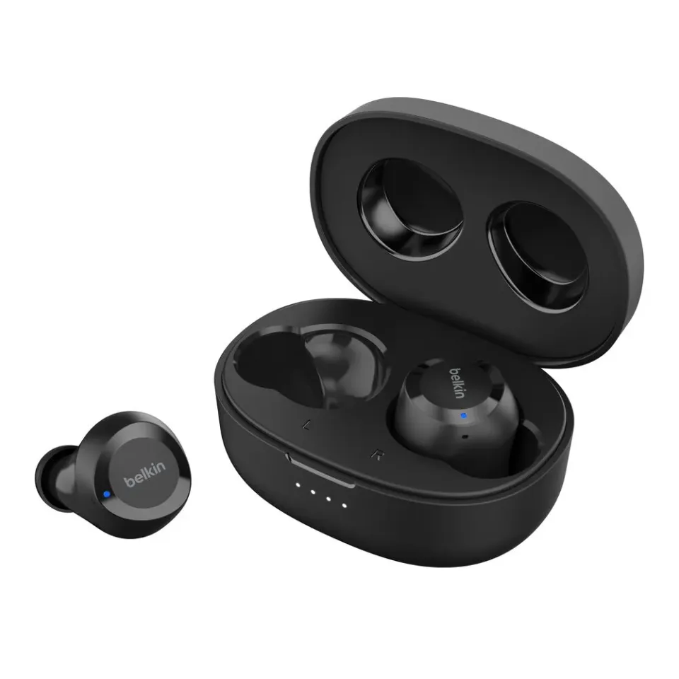Belkin SOUNDFORM Bolt - Wireless Earbuds - bezdrátová sluchátka, fialová