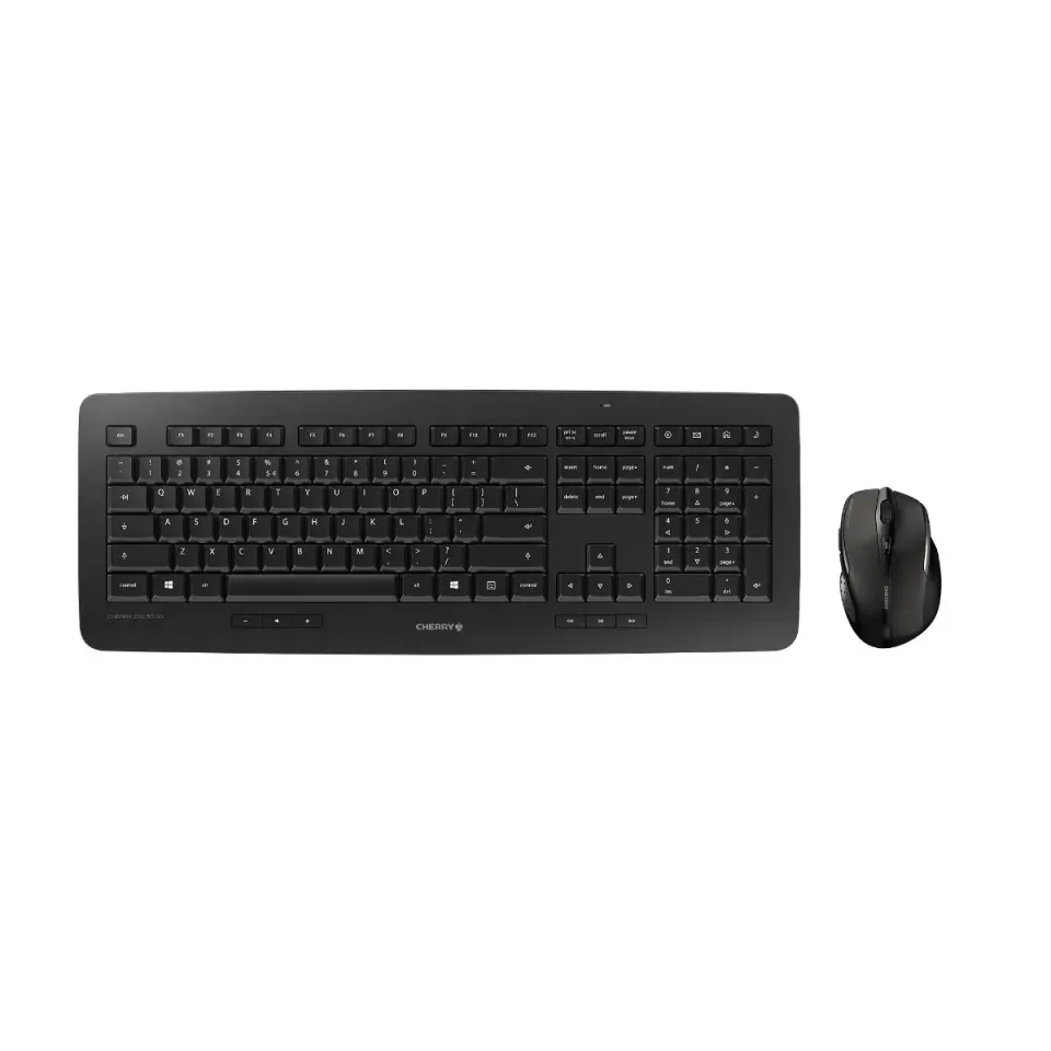 CHERRY set klávesnice + myš DW 5100, bezdrátová, USB, CZ+SK layout, černá