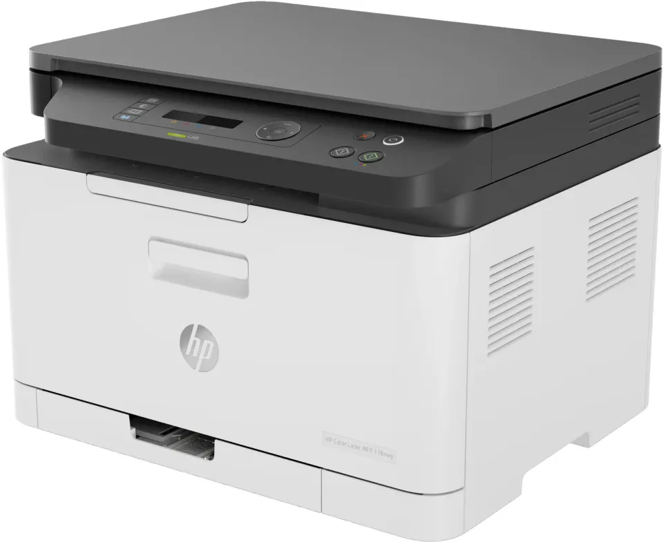 HP Color Laser MFP 178nw – barevná laserová multifunkce A4 (tisk, kopírování, sken), 18 str./min, Wi-Fi a Ethernet