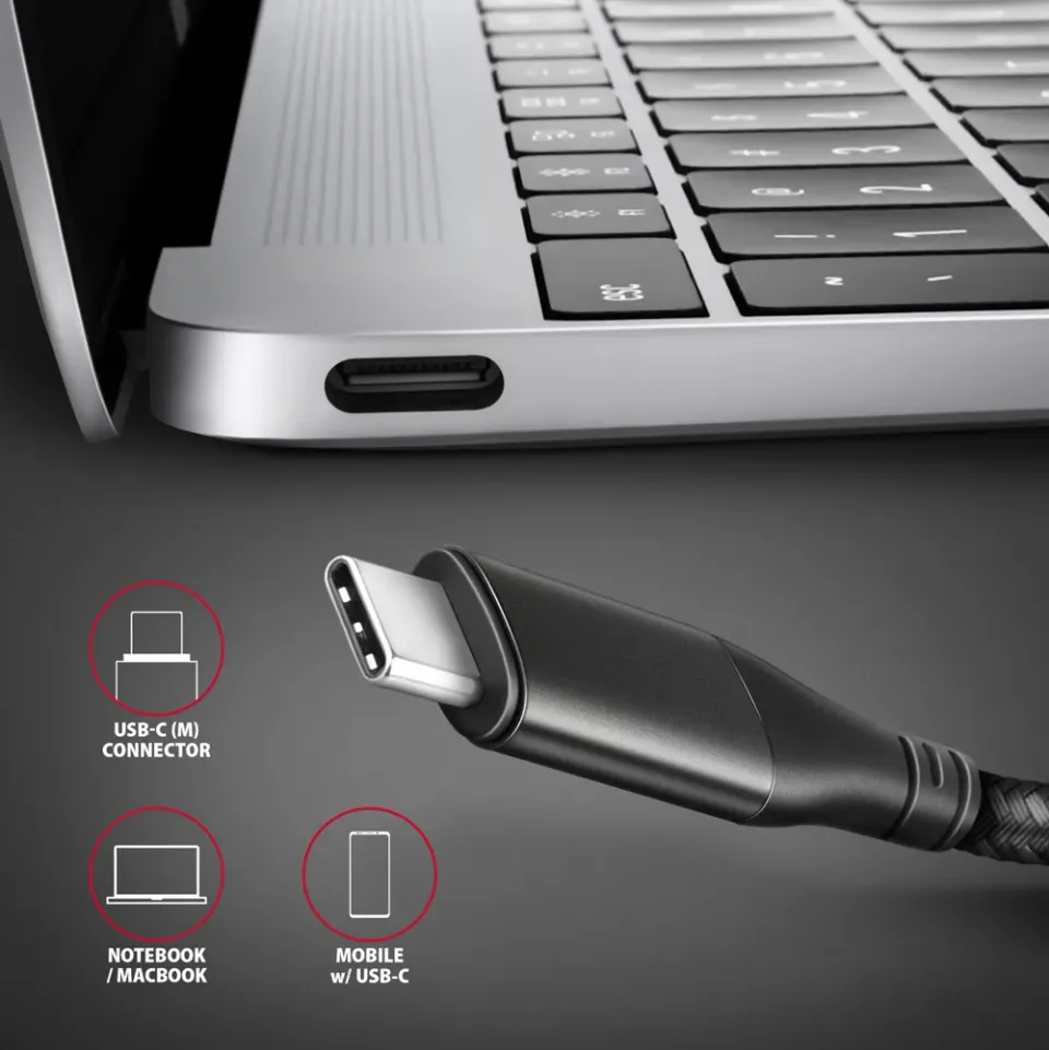 AXAGON RVC-HI2M, USB-C -> HDMI 2.1 redukce / kabel 0,25m, 4K/60Hz