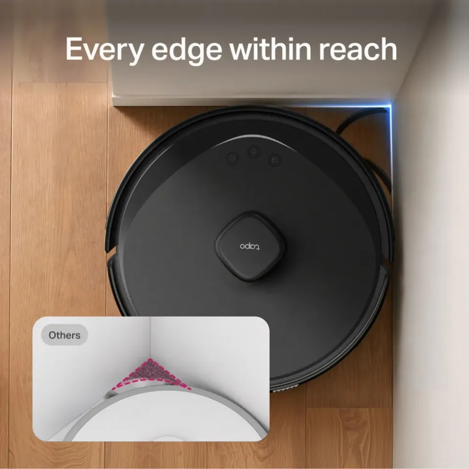 TP-Link Tapo RV30 Max Plus Gen2 robotický vysavač s mopem a stanicí (LiDAR, 2,4 GHz, BT, černý)