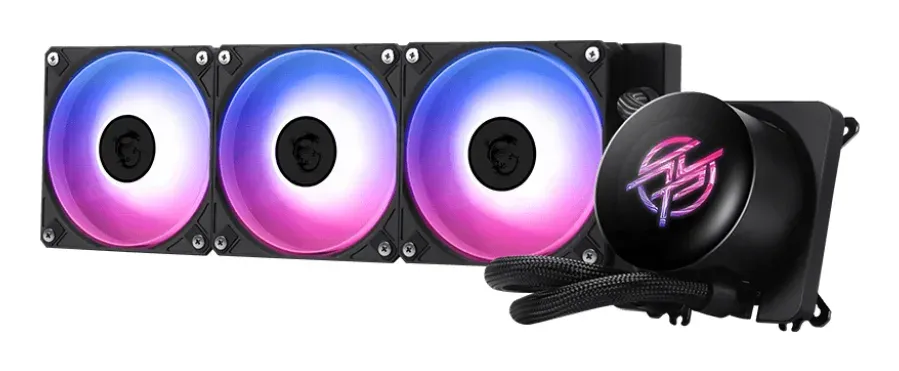MSI vodní chladič CPU MPG CORELIQUID P13 360/ 3x 120mm ARGB fan/ 2,1" display