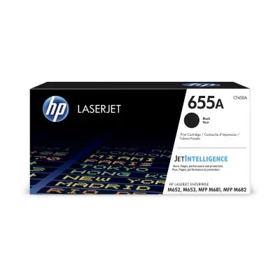 HP CF450A originální toner černý č.655A cca 12500 str. (black, HP CLJ M652, M653, M681, M682, černá, ColorSphere 3 Jetintelligence )