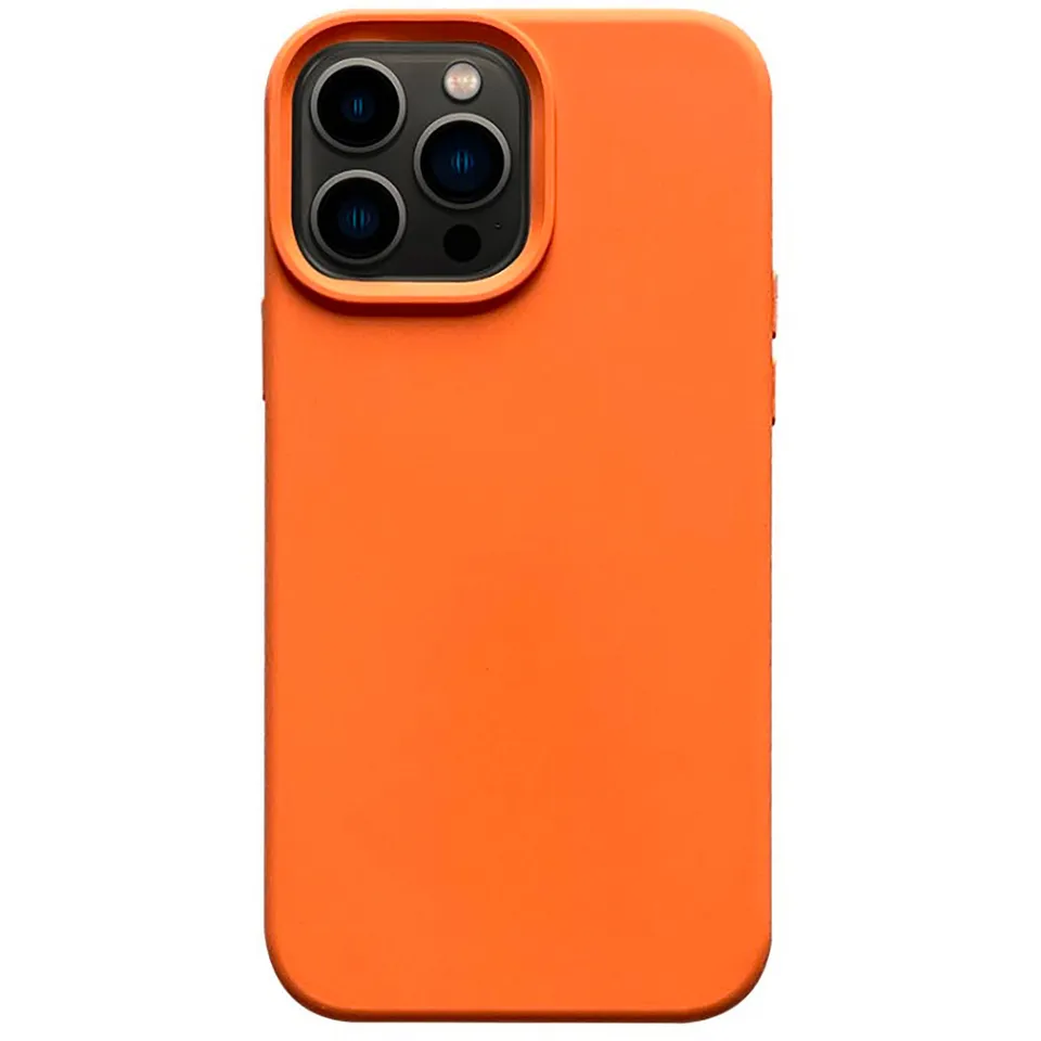ER POWER Silikonový kryt CARNEVAL SNAP pro iPhone 14 Pro s MagSafe - oranžová