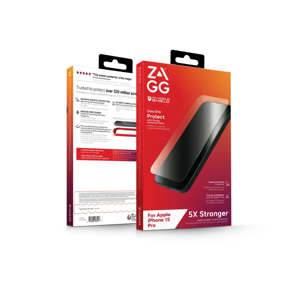 ZAGG Invisible Shield Elite sklo iPhone 15 Pro