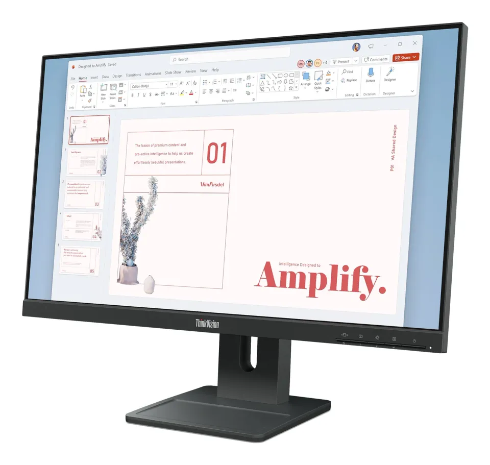 Lenovo LCD E24-40 23,8" FHD IPS/16:9/1920x1080/6ms/250nit/1300:1/HDMI/DP/VGA/Rep