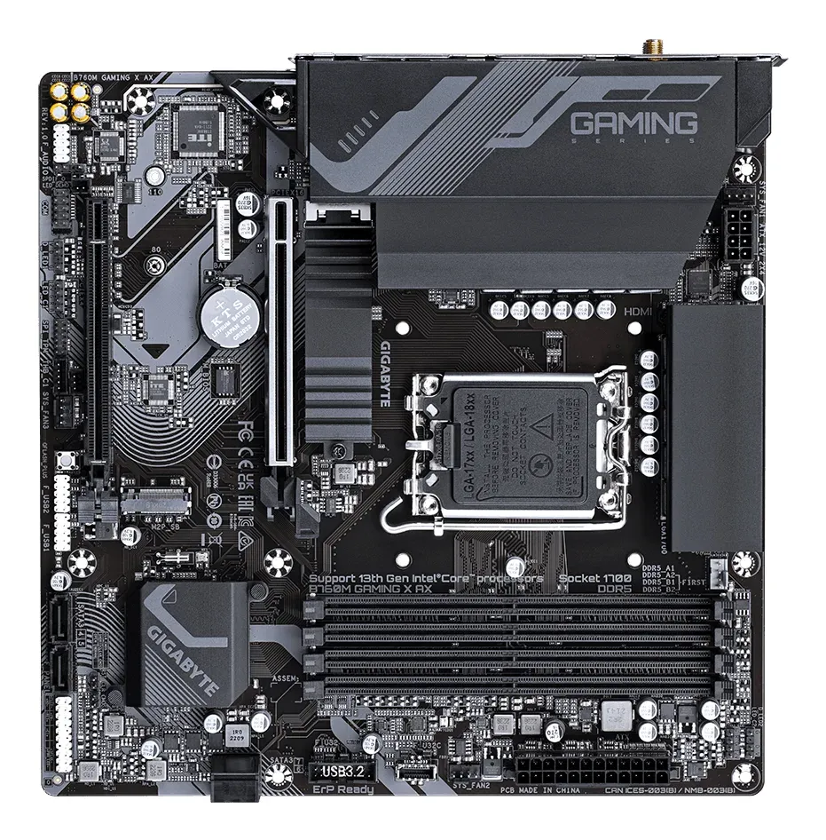 GIGABYTE B760M GAMING X AX/LGA 1700/mATX