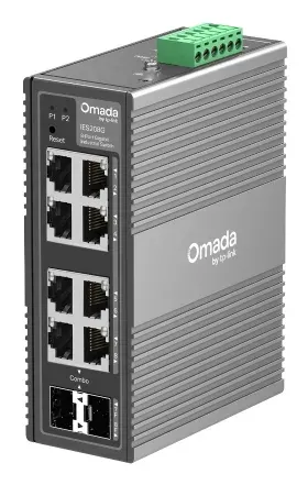 TP-LINK IES208G Omada 8portový gigabitový průmyslový Easy Mnaged switch
