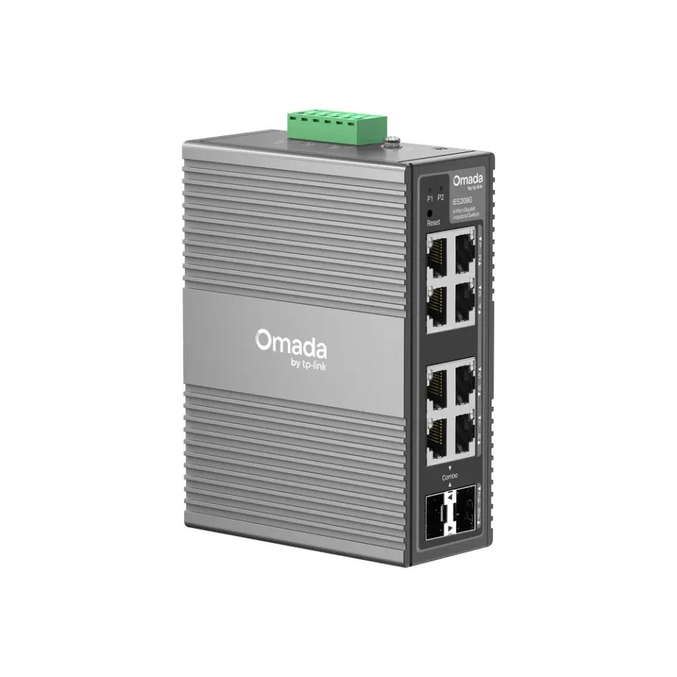 TP-LINK IES208G Omada 8portový gigabitový průmyslový Easy Mnaged switch