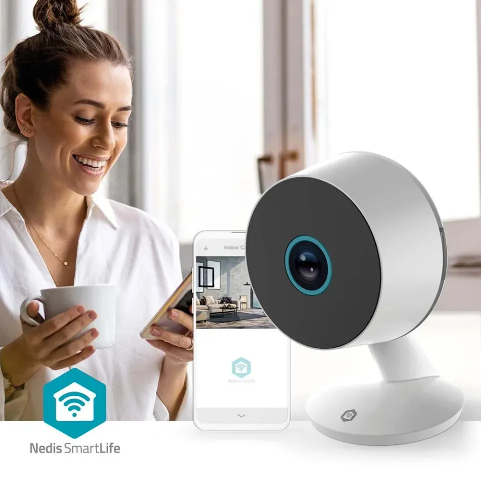 Nedis WIFICI08CWT SmartLife Vnitřní Kamera | Wi-Fi | 3MP Full HD 1296p | Snímač