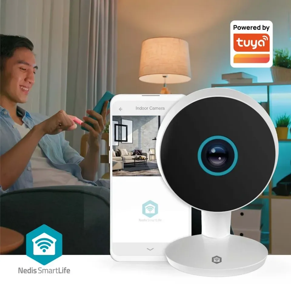 Nedis WIFICI08CWT SmartLife Vnitřní Kamera | Wi-Fi | 3MP Full HD 1296p | Snímač