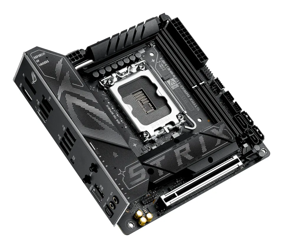 ASUS MB Sc LGA1851 ROG STRIX B860-I GAMING WIFI, Intel B860, 2xDDR5, 1xThunderbolt, 1xDP, 1xHDMI, WiFi, Mini-ITX