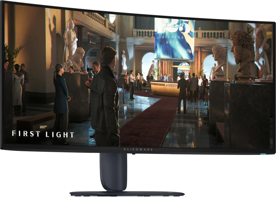 DELL LCD AW3426DW - 34"/UW-QHD/OLED3440x1440/21:9/280Hz/0.03ms/1500000:1/300 cd/m2/HDMI/DP/VESA/3YNBD (210-BWFN)